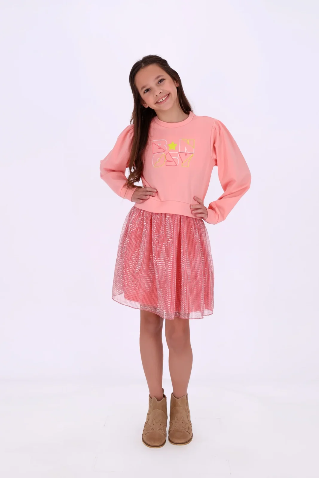 B.Nosy Dasha Jurk Roze