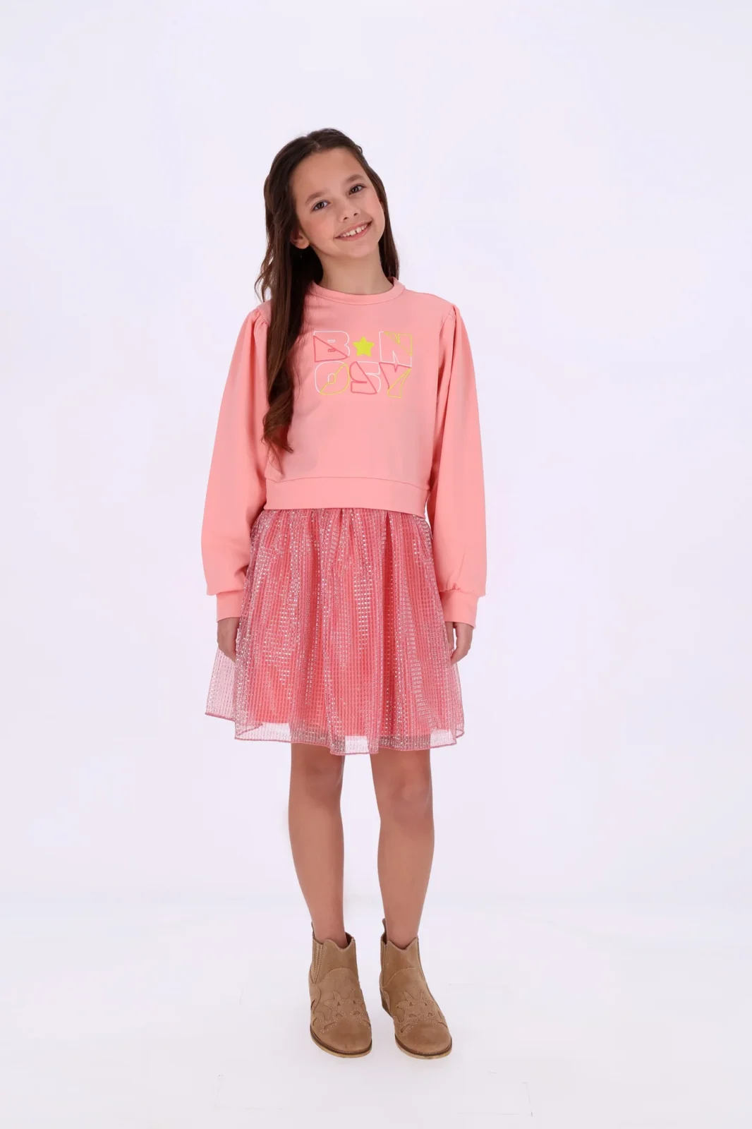 B.Nosy Dasha Jurk Roze - Afbeelding 4